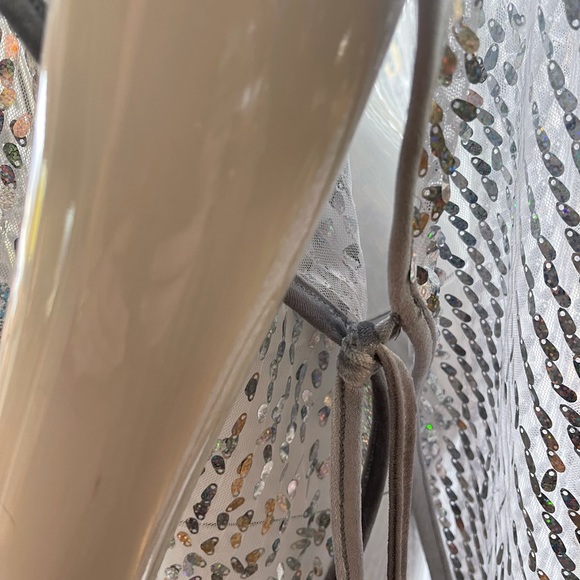 Topshop mid length sequin vest - Picture 6 of 8